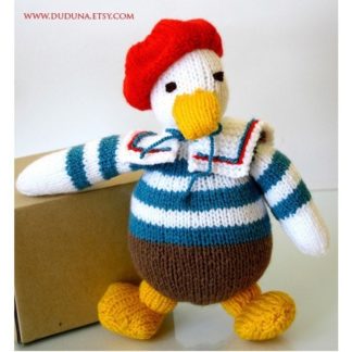 Duck the sailor - knitting pattern pdf