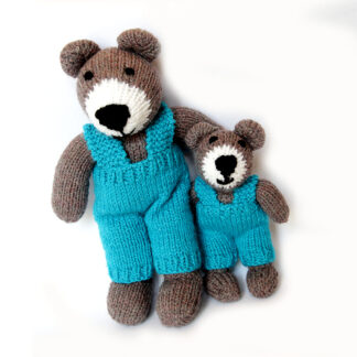 Papa Bear and Sonny Bear knitting pattern - PDF
