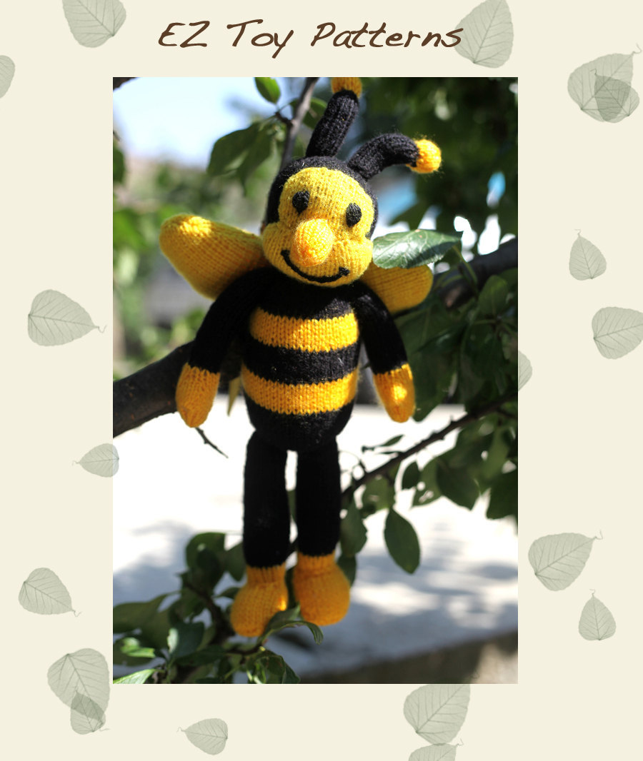 BEE - Toy knitting pattern - Image 2
