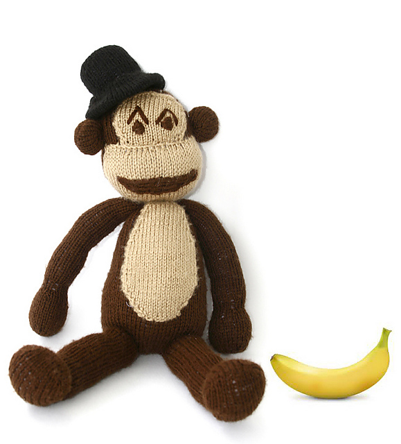 Chita the Monkey - toy knitting pattern