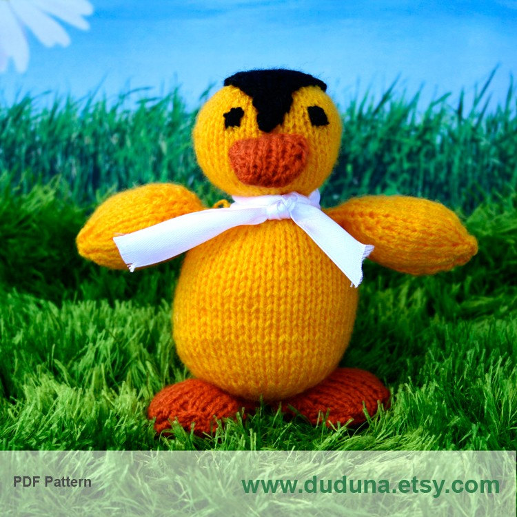Cute Duck - knitting pattern