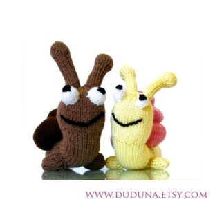 Mr. and Mrs. Snail - knitting pattern
