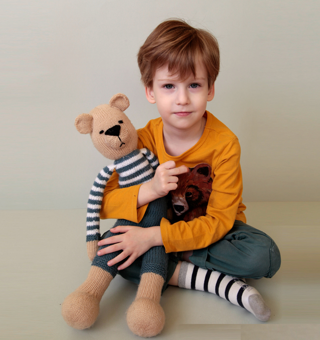 Long Teddy Bear - knitting pattern - Image 2
