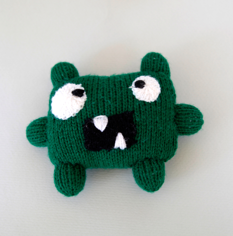 Square Monster - knitting pattern