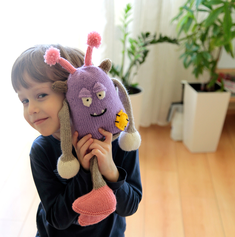 Monster Monstera - toy knitting pattern - Image 3