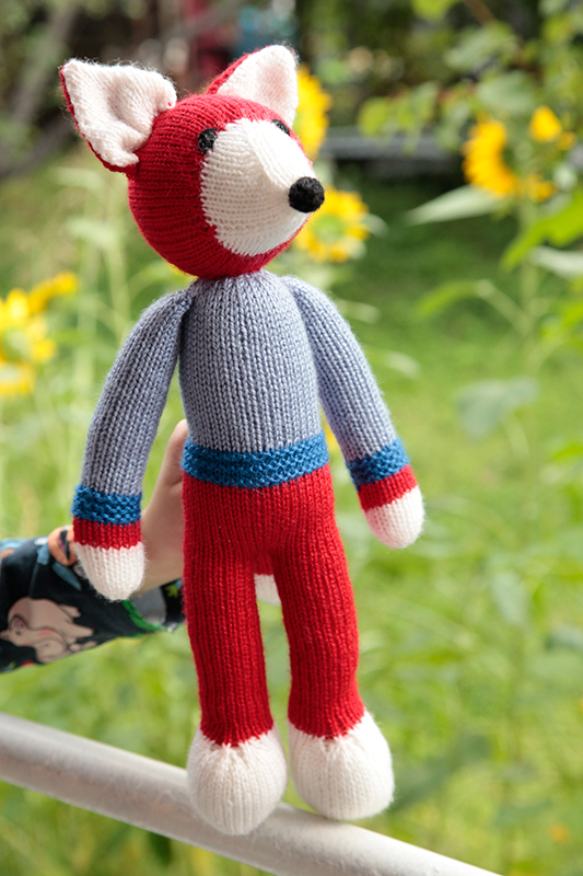 Mella the Fox - toy knitting pattern - Image 2