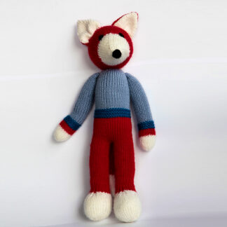 Mella the Fox - toy knitting pattern