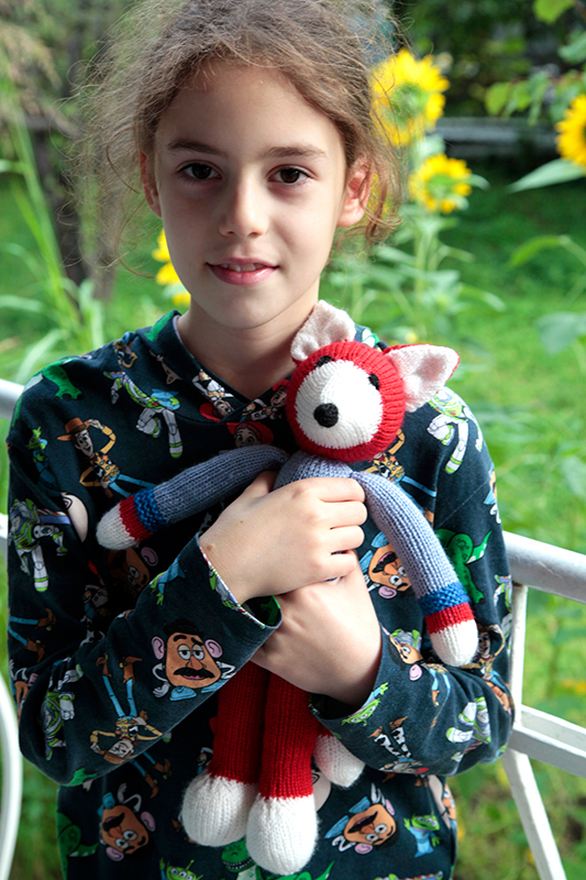 Mella the Fox - toy knitting pattern - Image 3