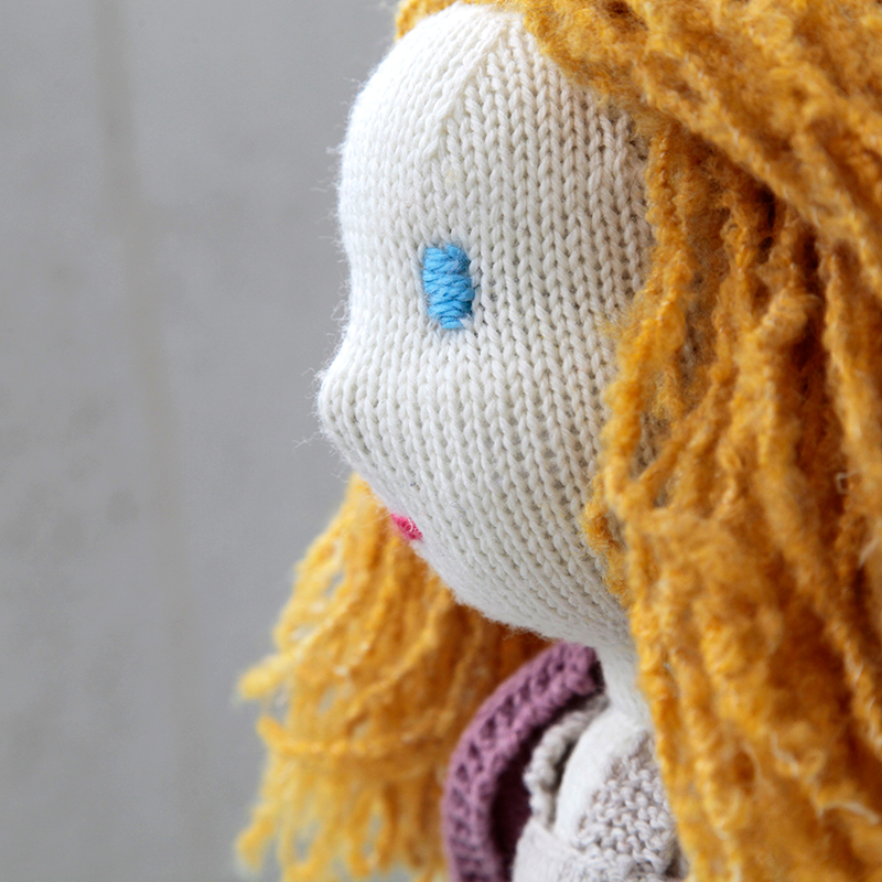 Lola - Waldorf inspired knitted doll pattern PDF - Image 2
